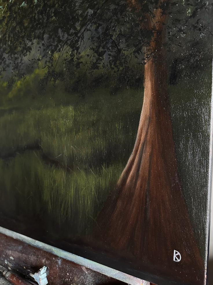 “A Way Out” Oil Painting - 22