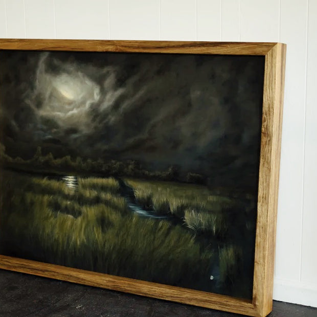 "The Viewer and The View" Oil Painting - 51" x 39"