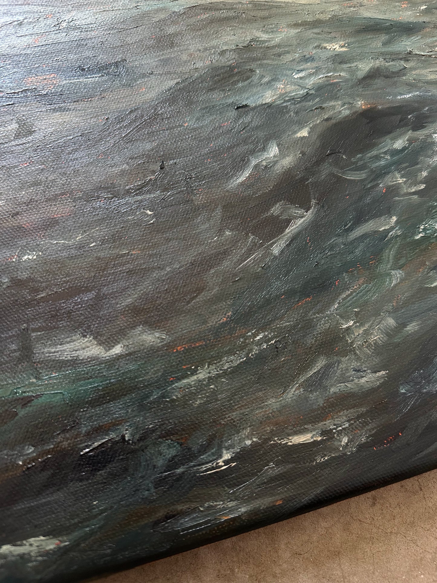 "Reserved for Hope" Oil Painting - 18" x 14"