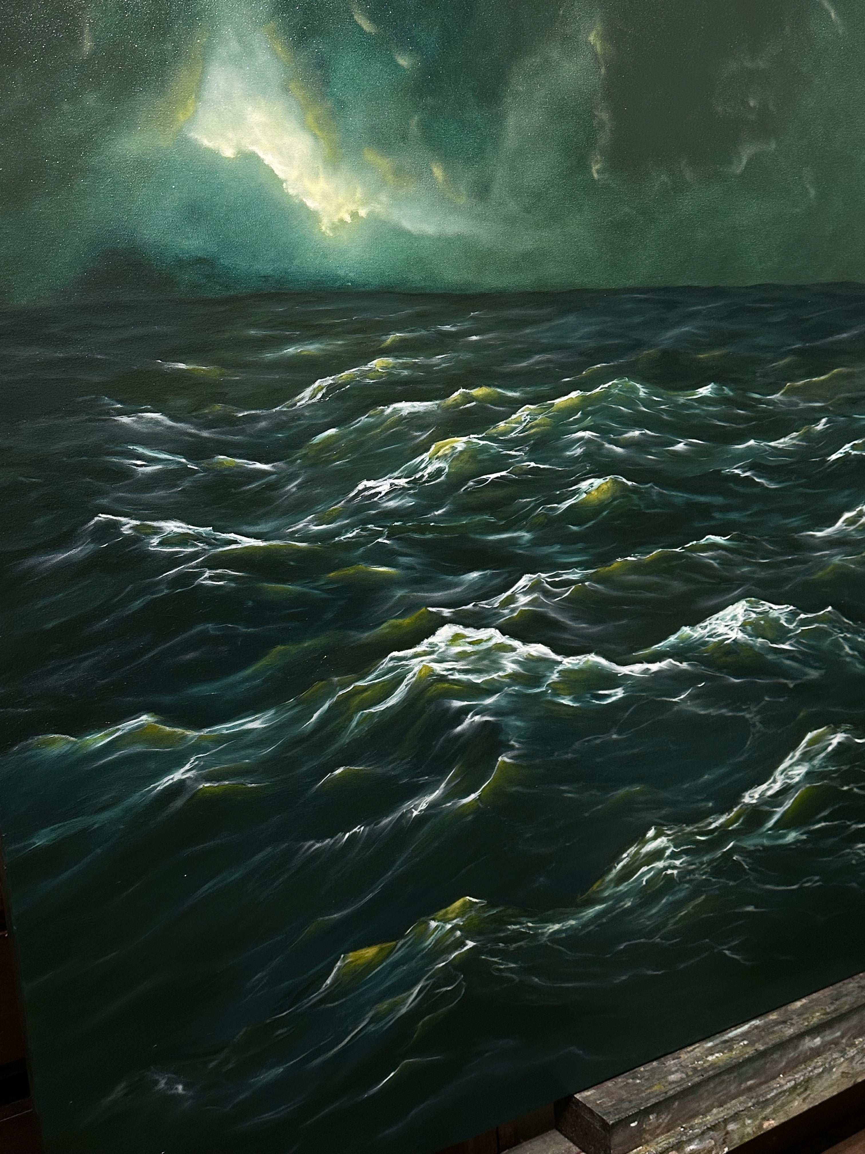 “Sink or Swim I” Oil Painting - 5ft x 4ft
