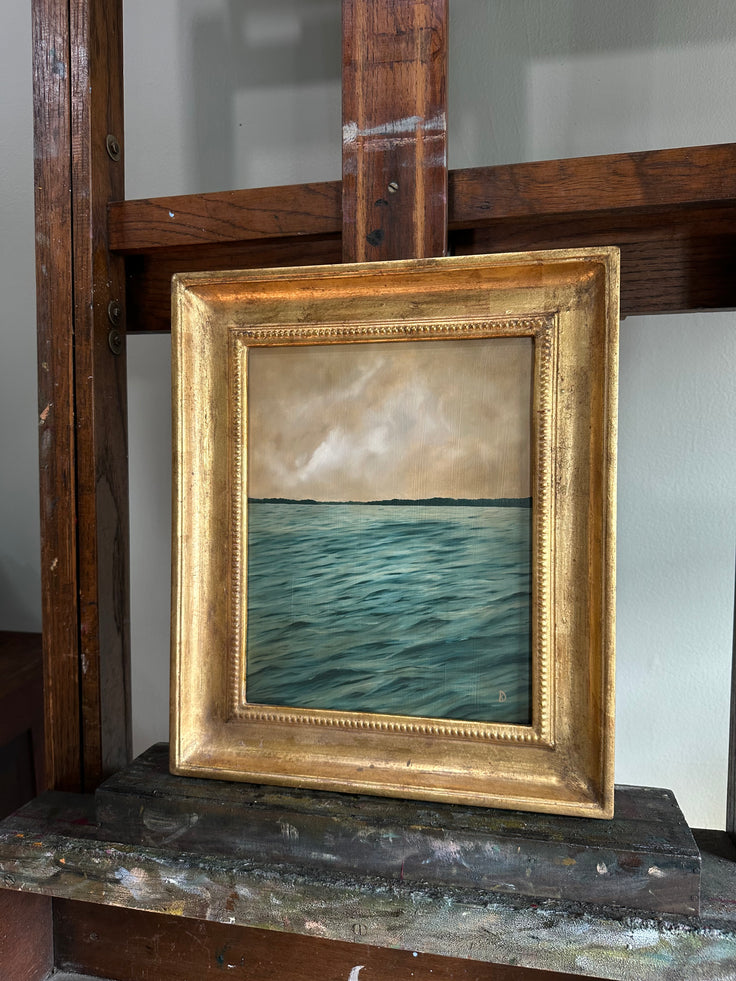 “Edges of a Dream” Oil Painting in Venetian Frame - 15.5