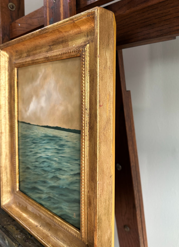 “Edges of a Dream” Oil Painting in Venetian Frame - 15.5