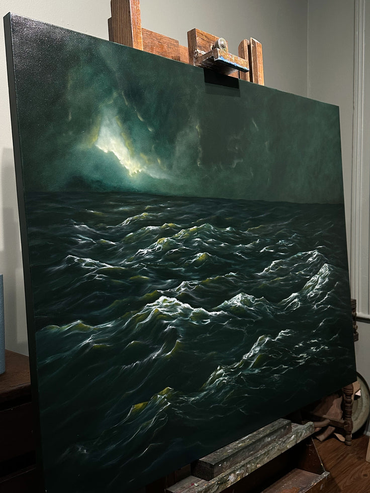 “Sink or Swim I” Oil Painting - 5ft x 4ft