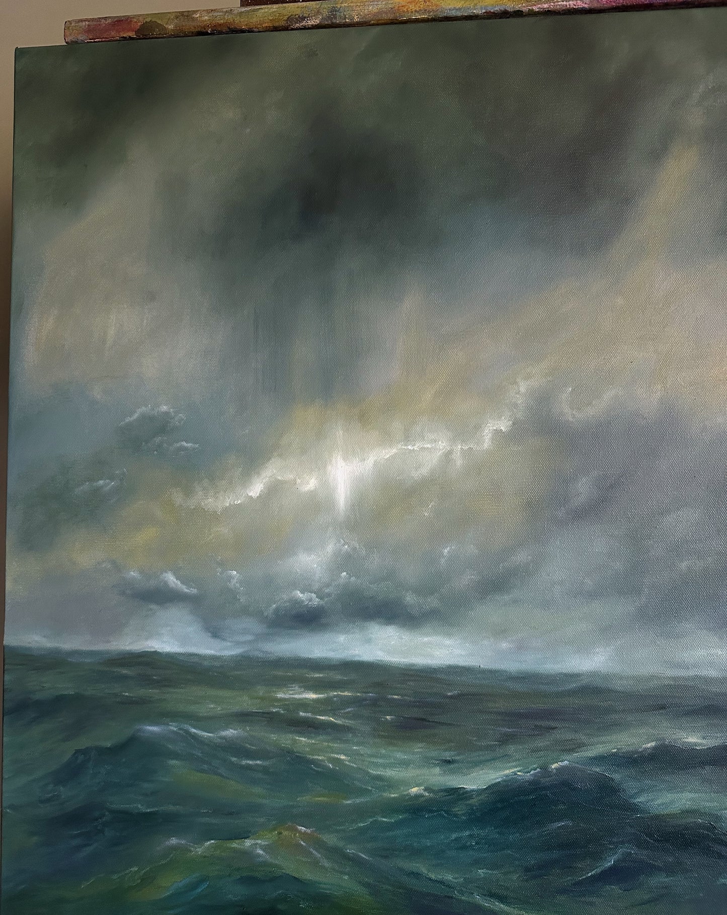 "Hell or High Water" Oil Painting - 30" x 24"