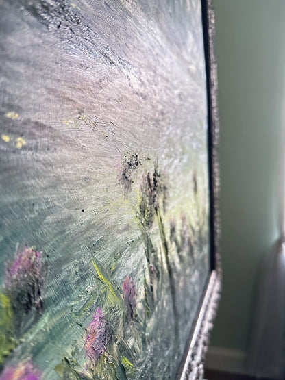 "All is Light" Antique-Framed Oil Painting - 42.75" x 33"