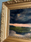 “Bookmarked” Antique Framed Oil Painting - 28.5” x 24.5”
