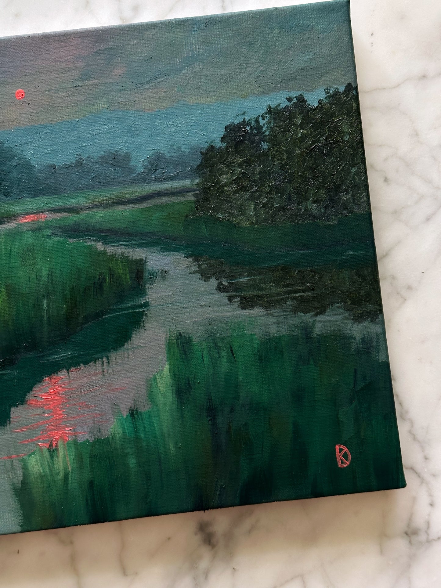 “Enchanting VI” Oil Painting on Belgian Linen - 12" x 9"