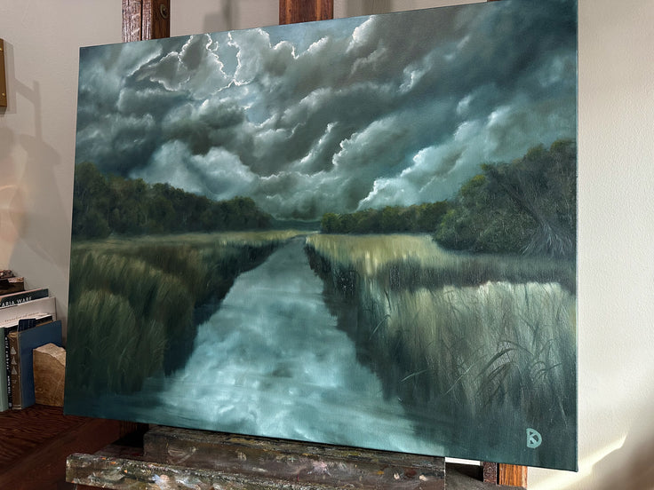 “The In Between” Oil Painting - 24