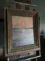 “Difference of Perspective” Oil Painting in Antique Frame - 28.5