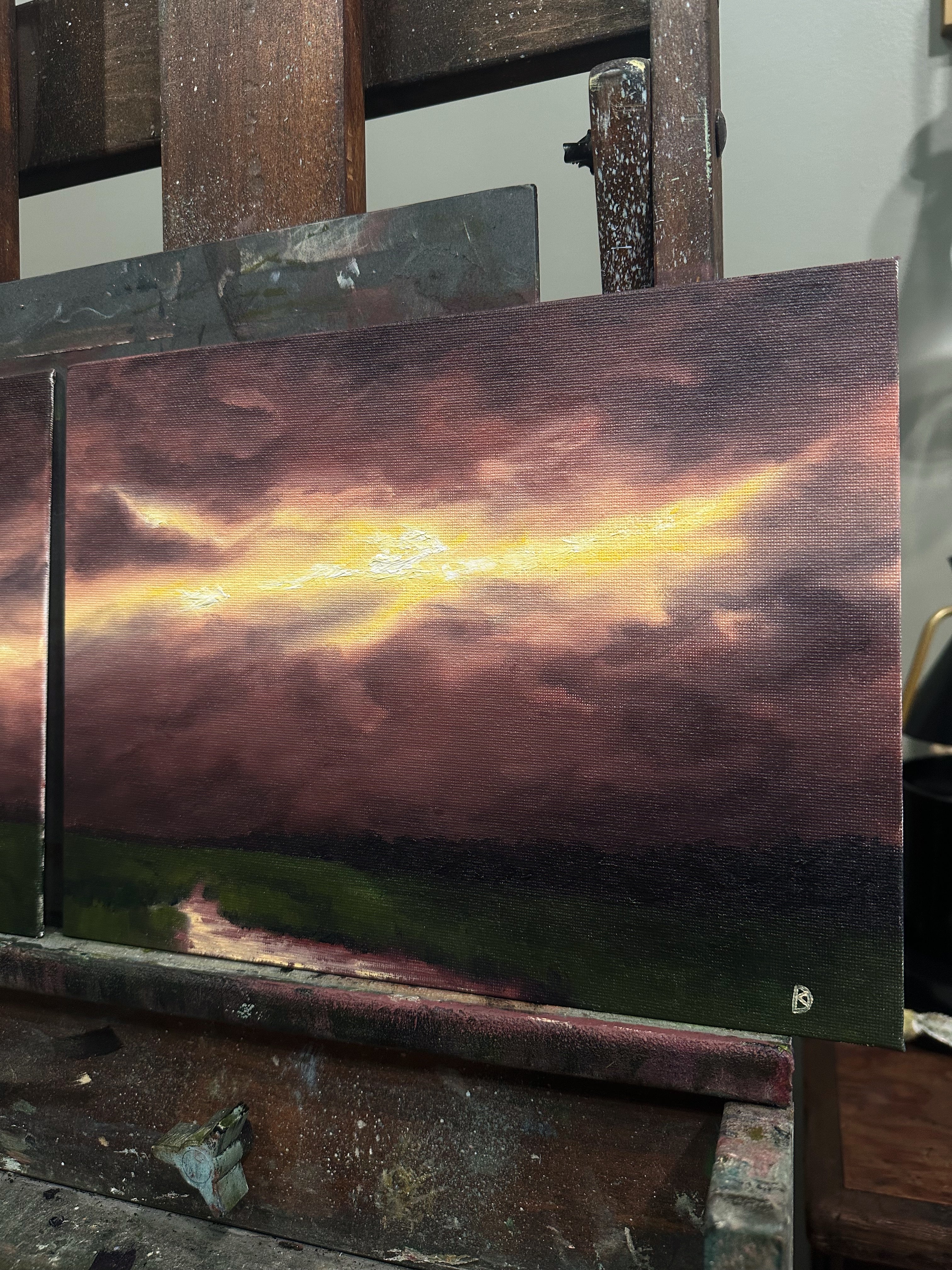“One Step at a Time II” Oil Painting - 9
