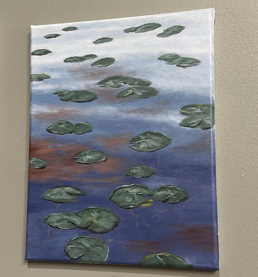 “Lily Pad Study” Oil Painting - 11” x 14”