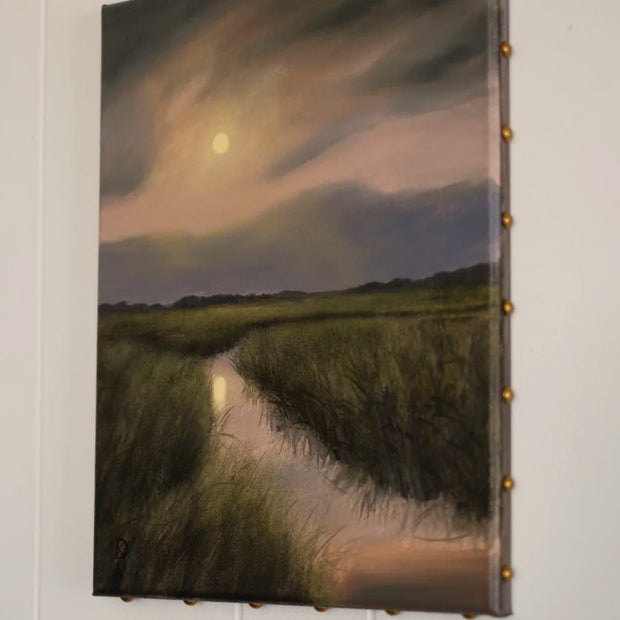 "Embroideries" Oil Painting - 12" x 16"