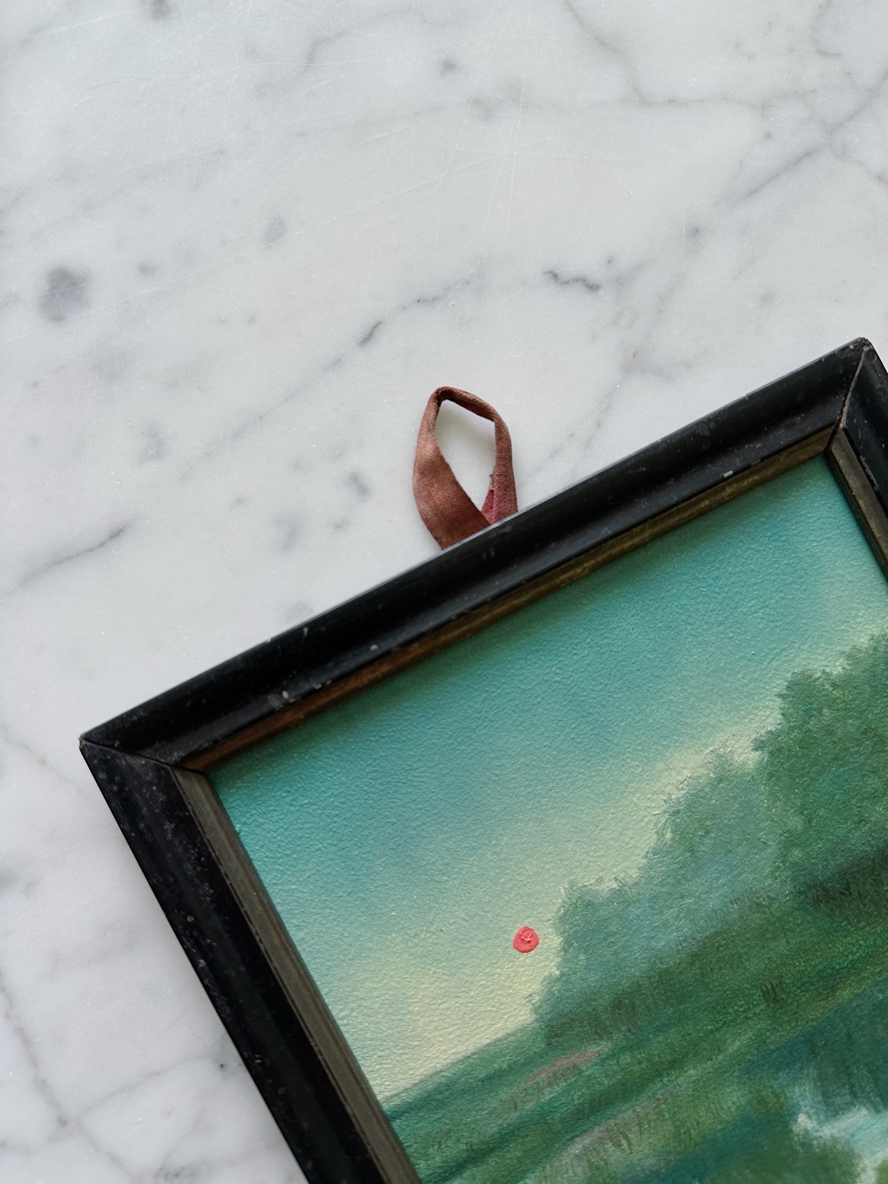 “Enchanting II” Oil Painting in Antique French Frame - 8