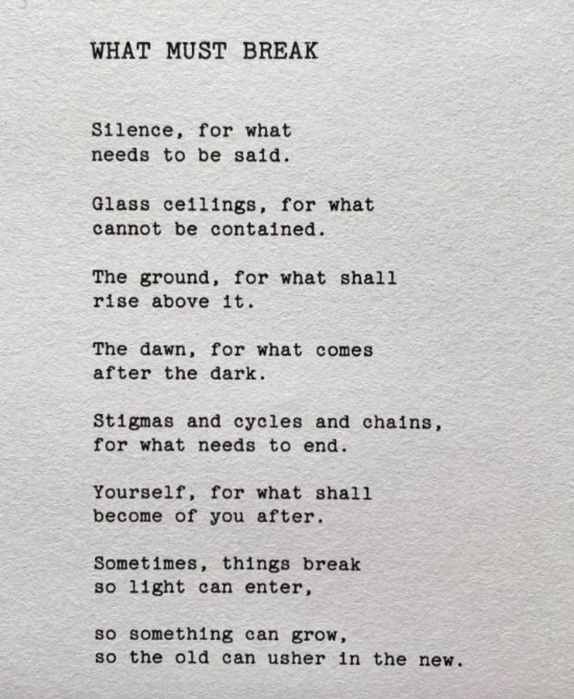 "What Must Break" Limited Edition Fine Art Print