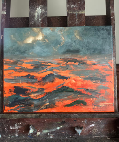 "Reserved for Hope" Oil Painting - 18" x 14"