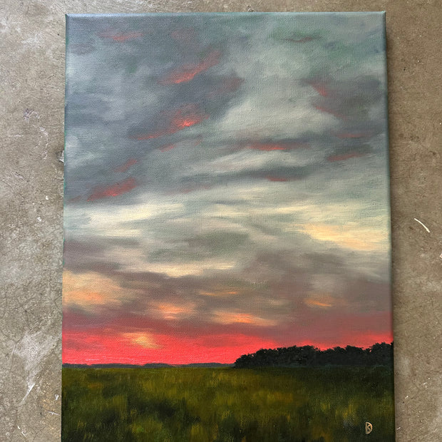 "Life's Winter" Oil Painting - 16" x 12"