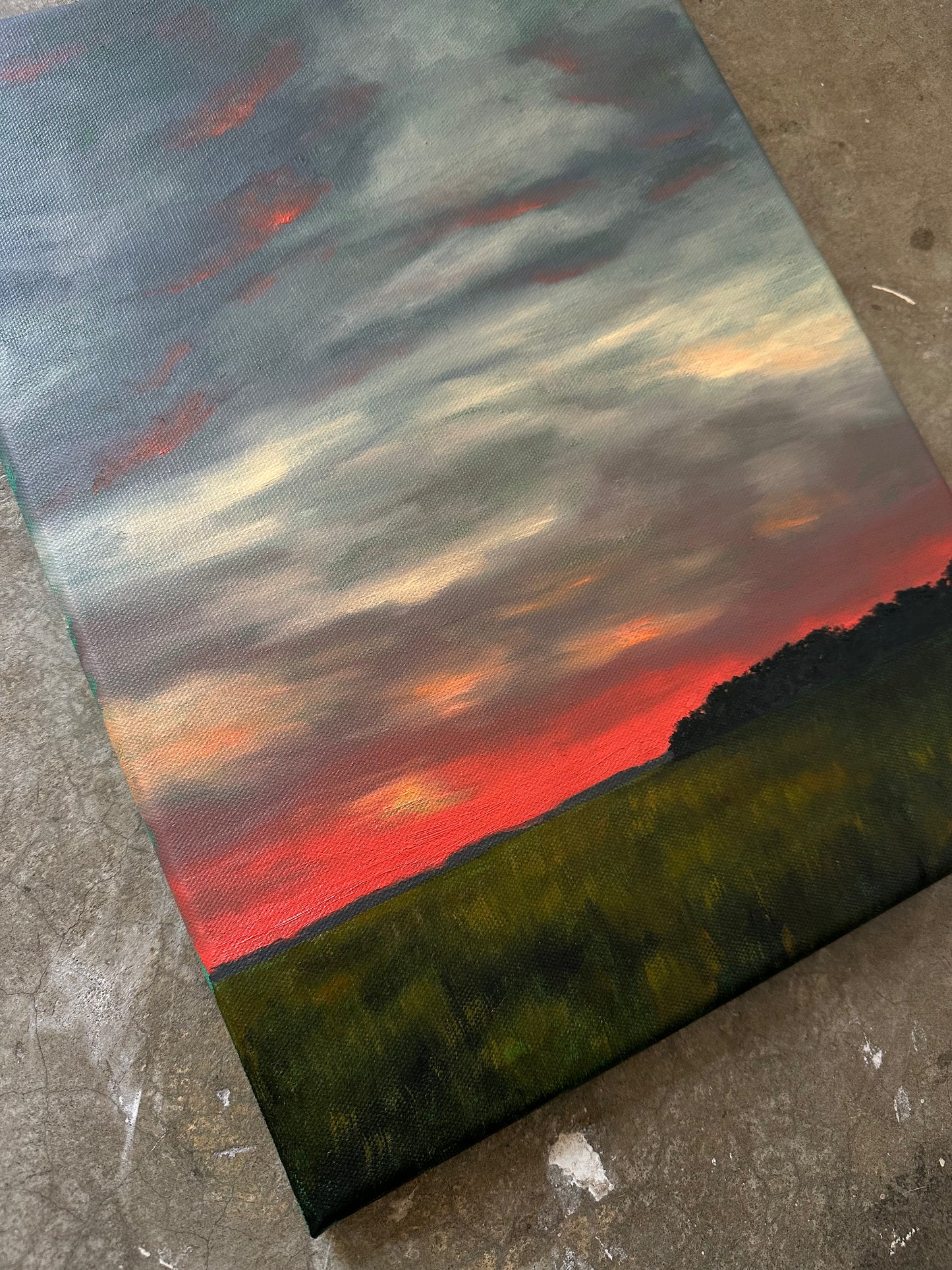 "Life's Winter" Oil Painting - 16" x 12"