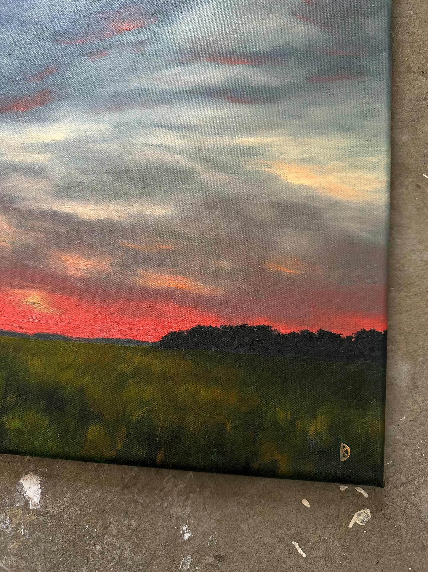 "Life's Winter" Oil Painting - 16" x 12"