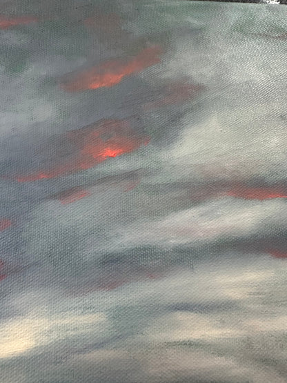 "Life's Winter" Oil Painting - 16" x 12"