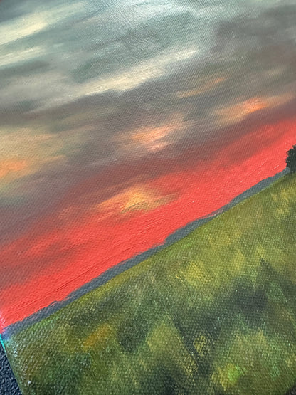 "Life's Winter" Oil Painting - 16" x 12"