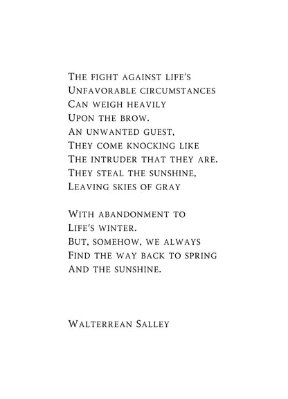 "Life's Winter" Oil Painting - 16" x 12"