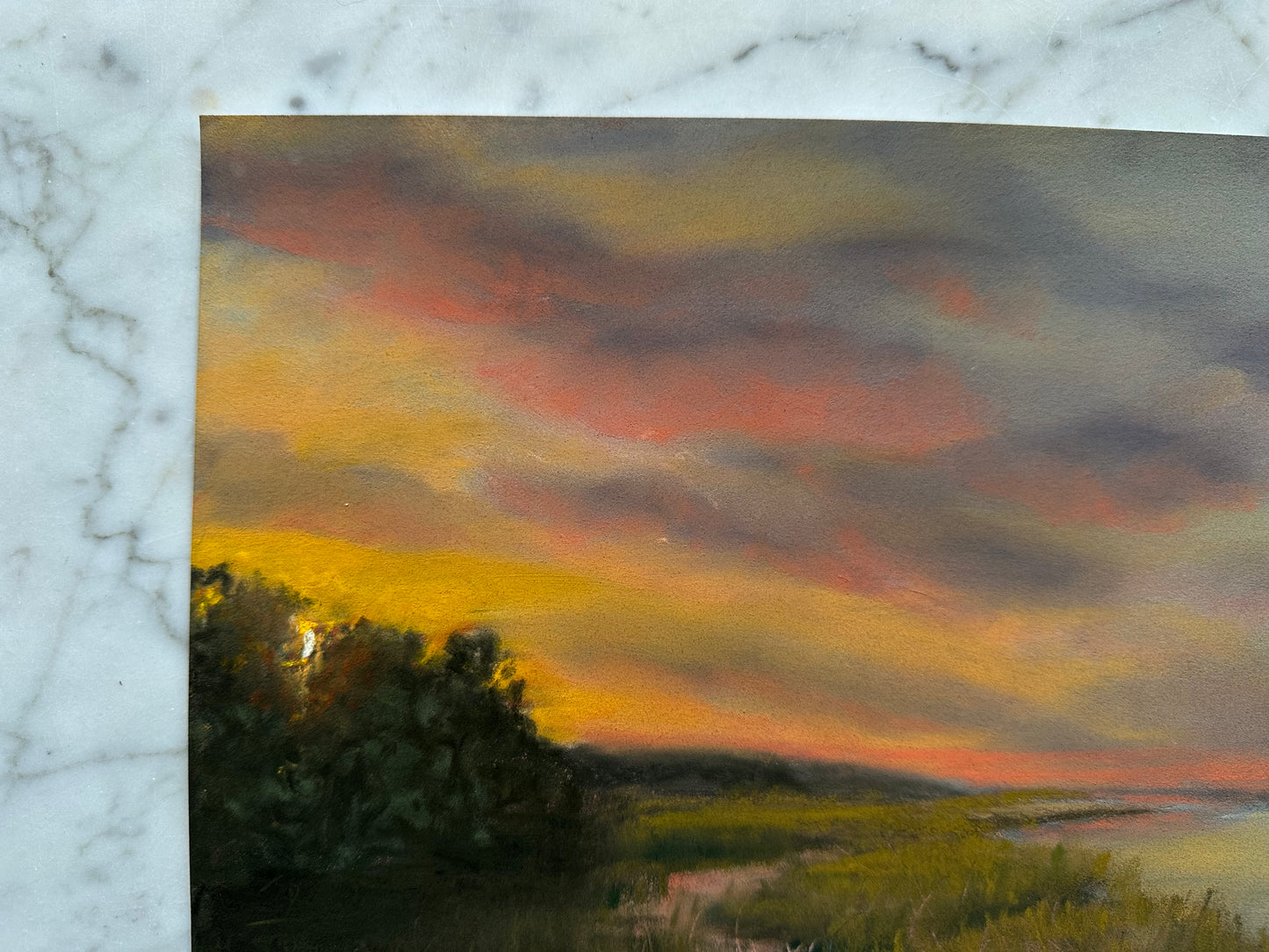 Pastel Study Painting #1 - 9x12