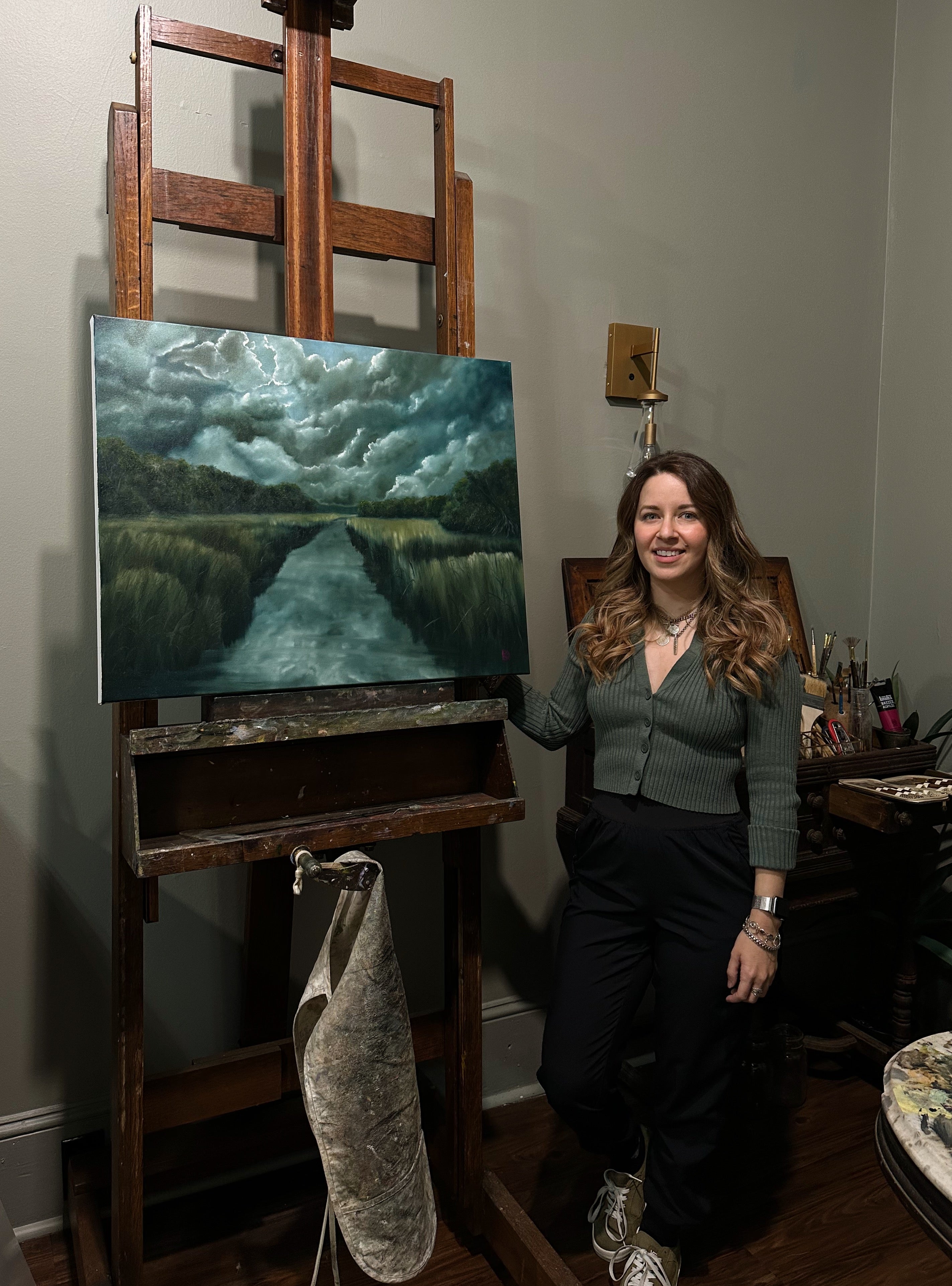 “The In Between” Oil Painting - 24