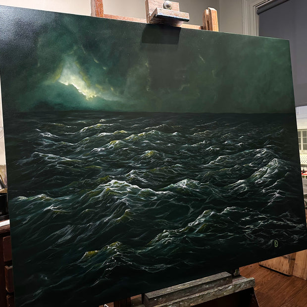 “Sink or Swim I” Oil Painting - 5ft x 4ft
