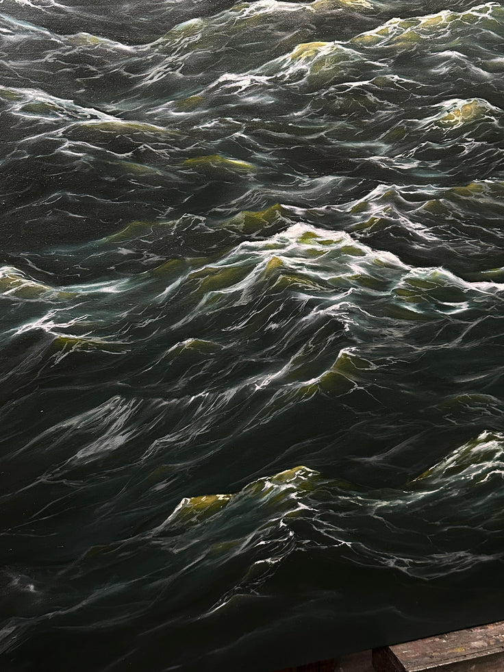 “Sink or Swim I” Oil Painting - 5ft x 4ft