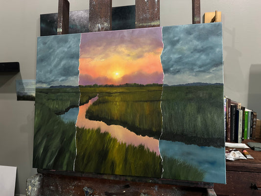 “Asunder” Oil Painting - 18" x 24"