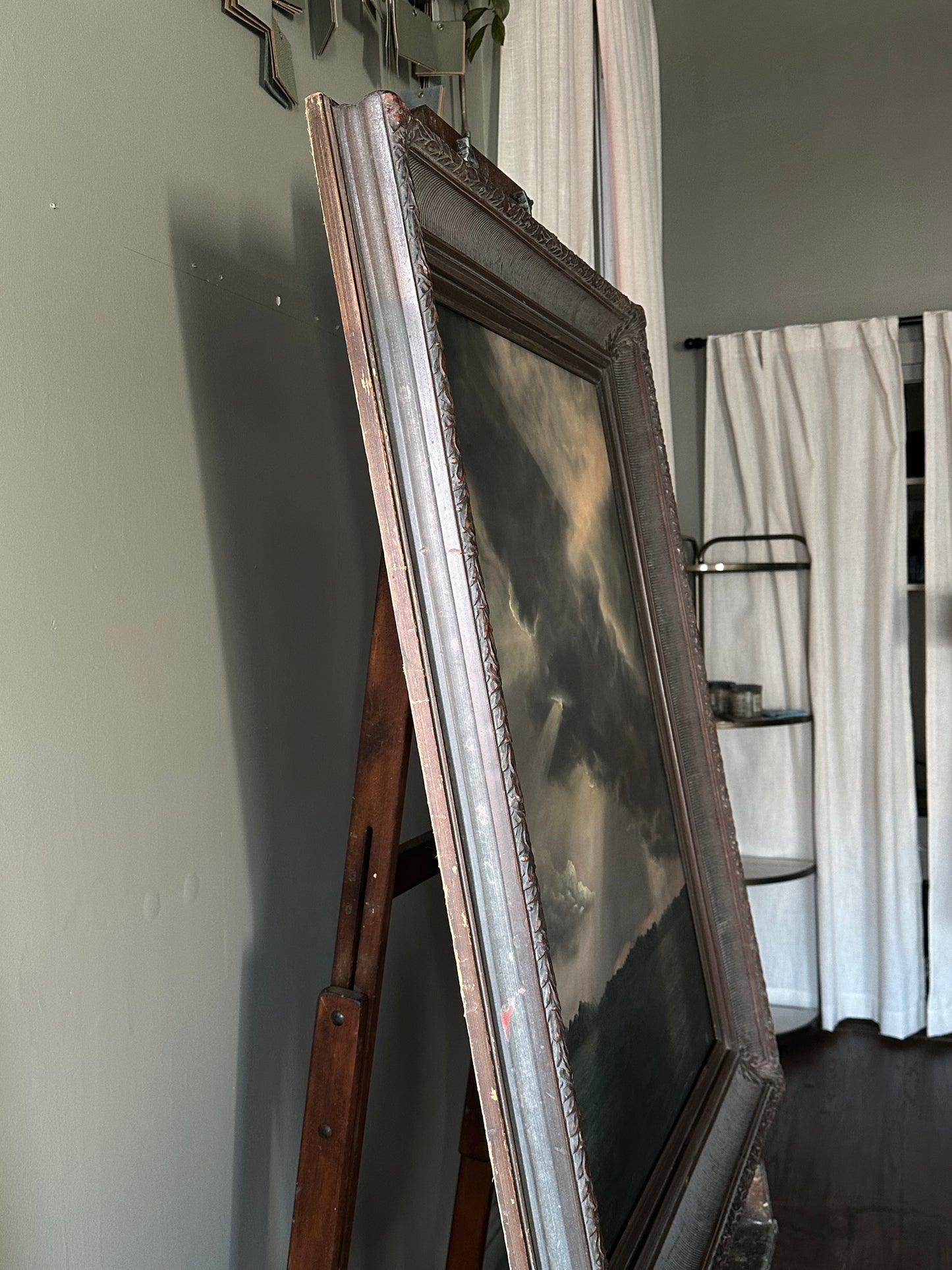 “Owe it to Her” Oil Painting - 45.25" x 33.25"